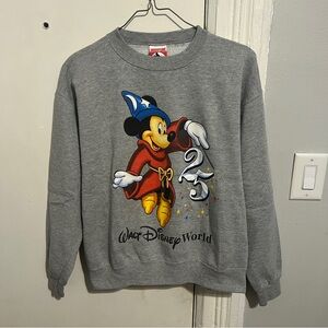 Disney Gray Mickey Mouse Sweater